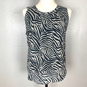 FINAL PRICE SALE Lucy + Fiona animal print blouse